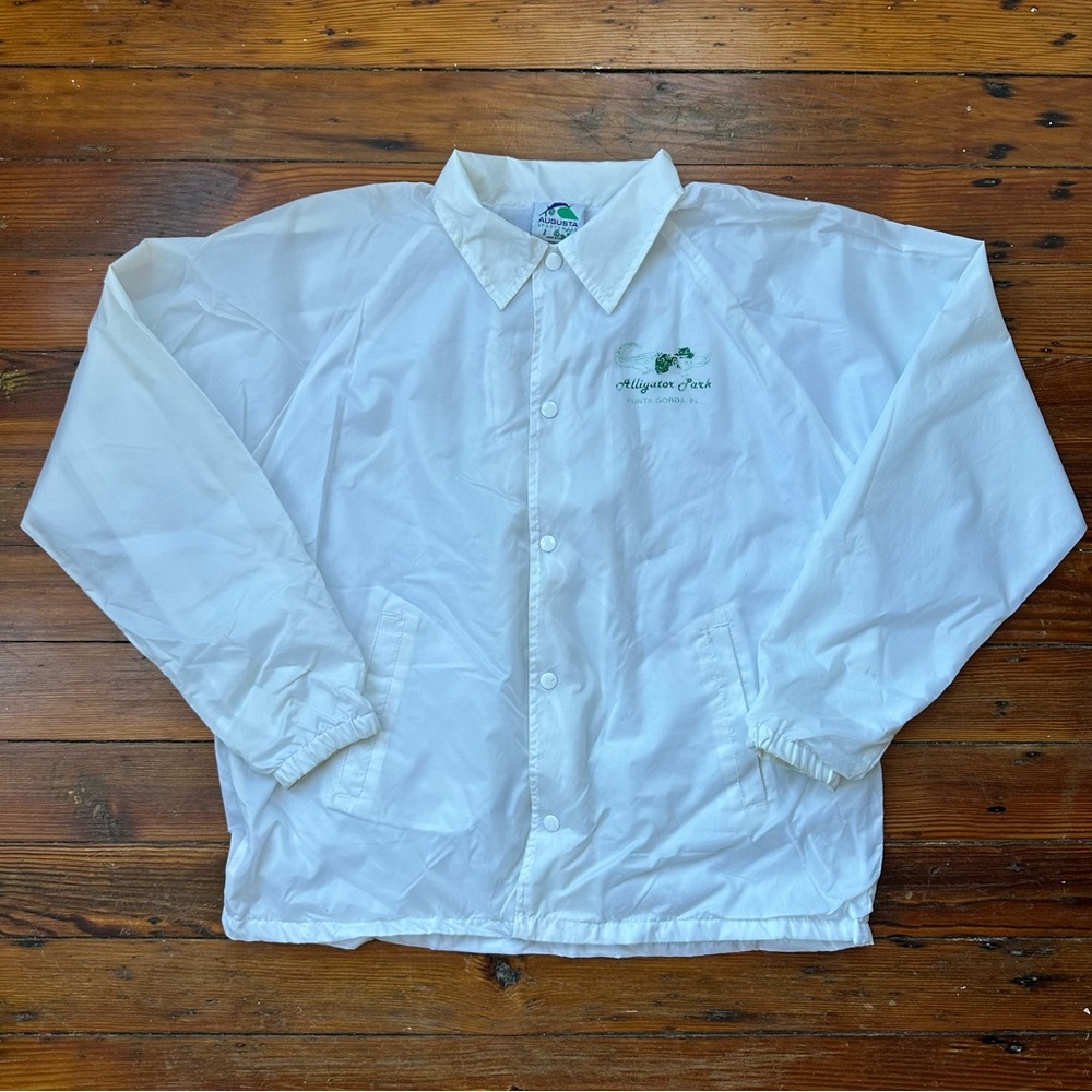 Vintage 00s Augusta Sportswear Alligator Park button down nylon jacket Large